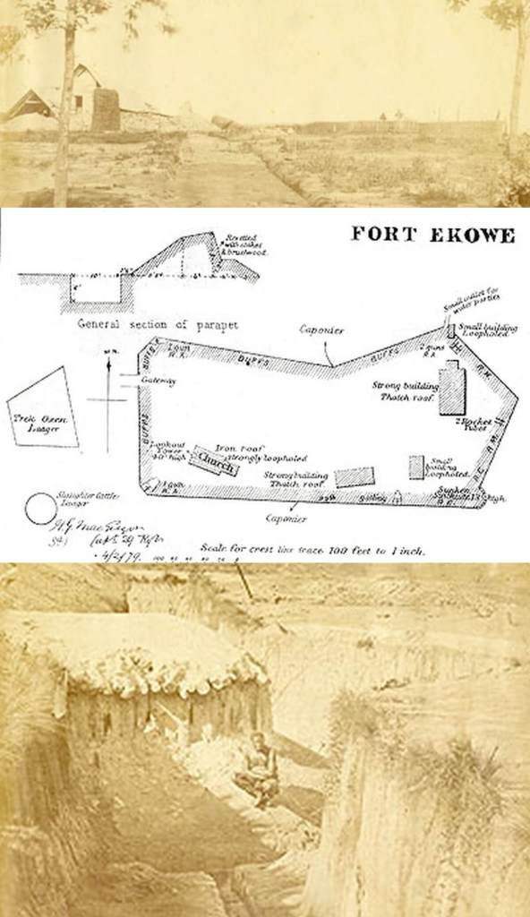The British position at Eshowe